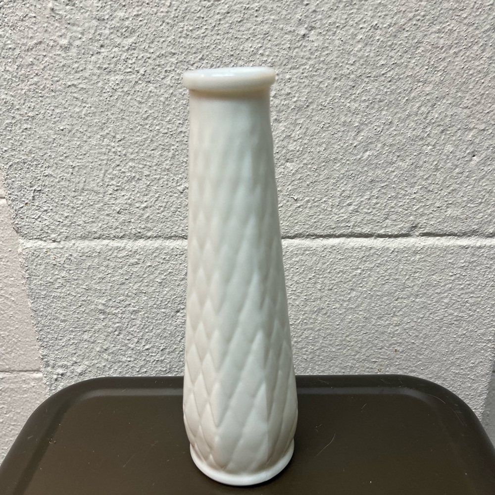 Elegant White Textured Vase